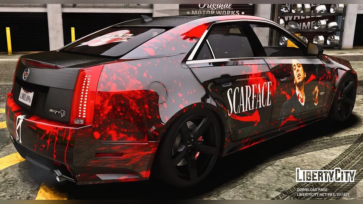 凯迪拉克 CTS-V SRT Hellcat Custom Scarface / GTA 5
