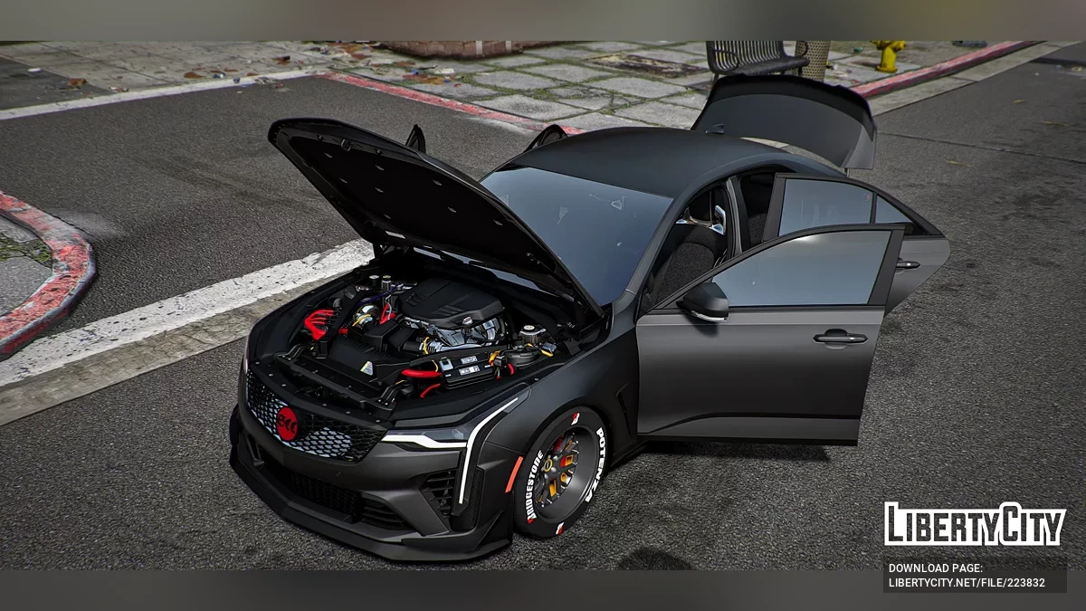 Cadillac CTV4 Blackwing 2022 yang Disetel Khusus / GTA 5