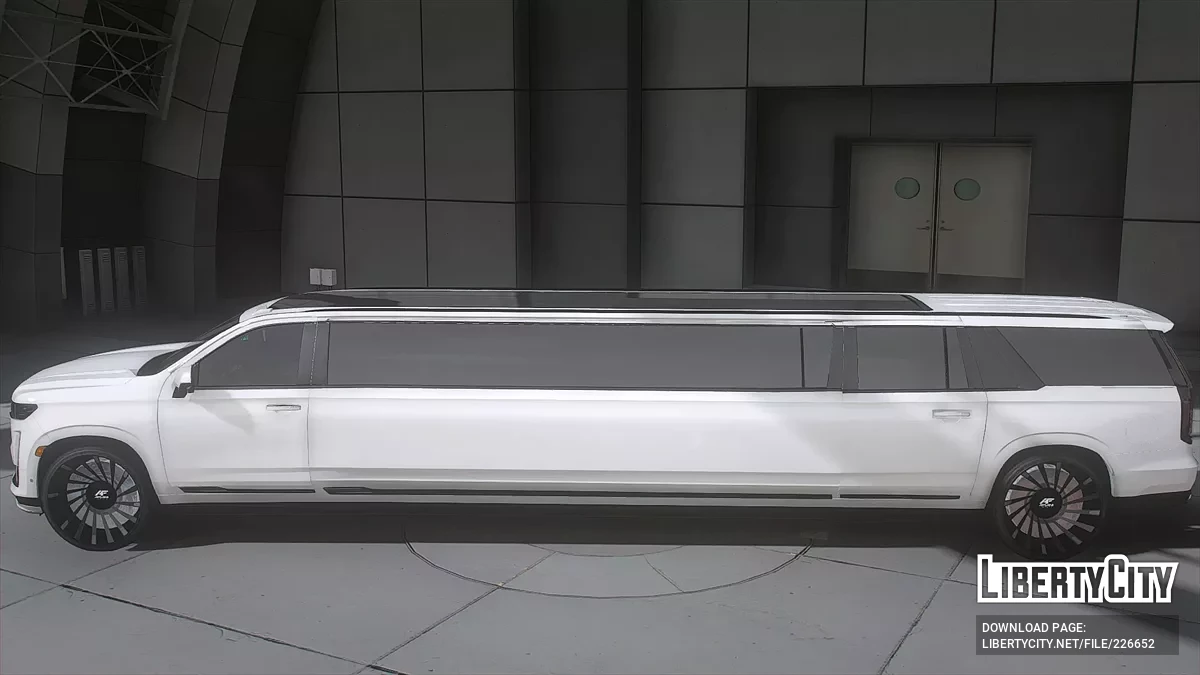 Cadillac Limousine 10 Seater Stars on Roof / GTA 5