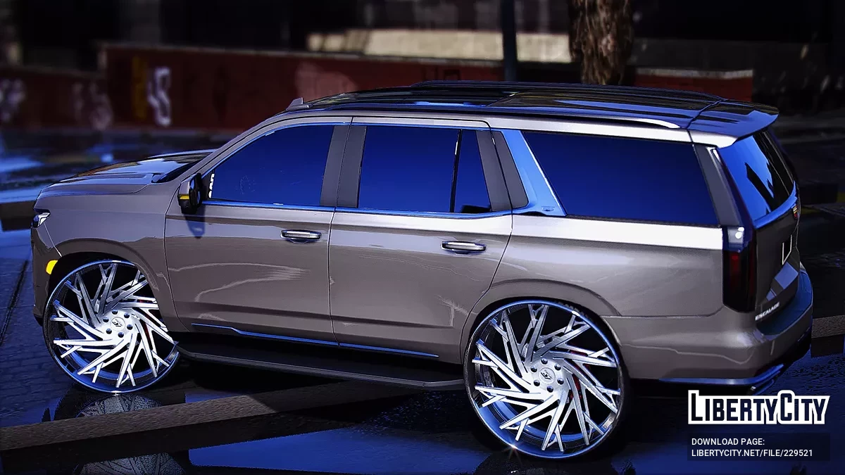 凯迪拉克Escalade 32寸轮毂 / GTA 5