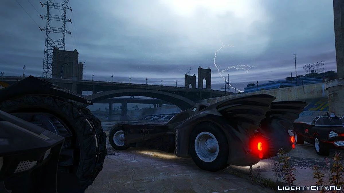 Пакет додатків Транспортних засобів Бетмена (5) v2.2 / GTA 5