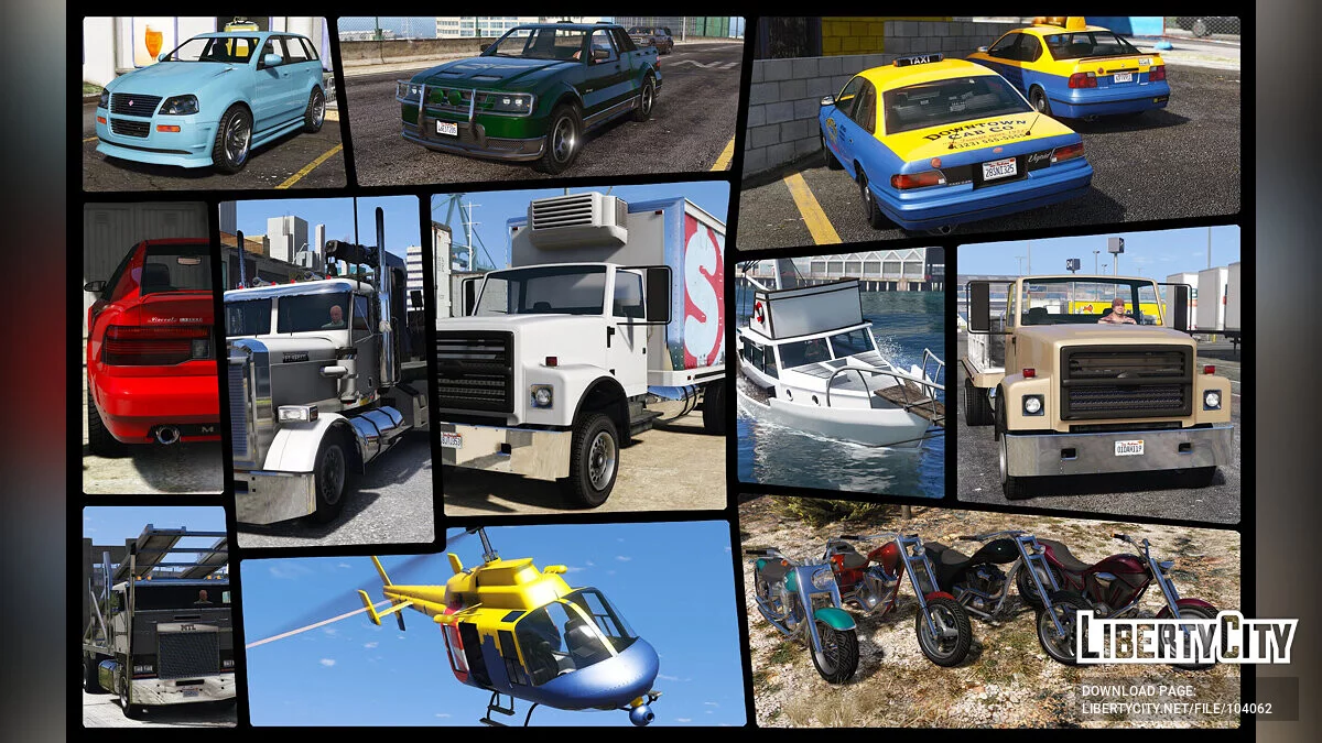 IVPack - سيارات GTA IV في GTA V 1.0.260 / جي تي أي 5
