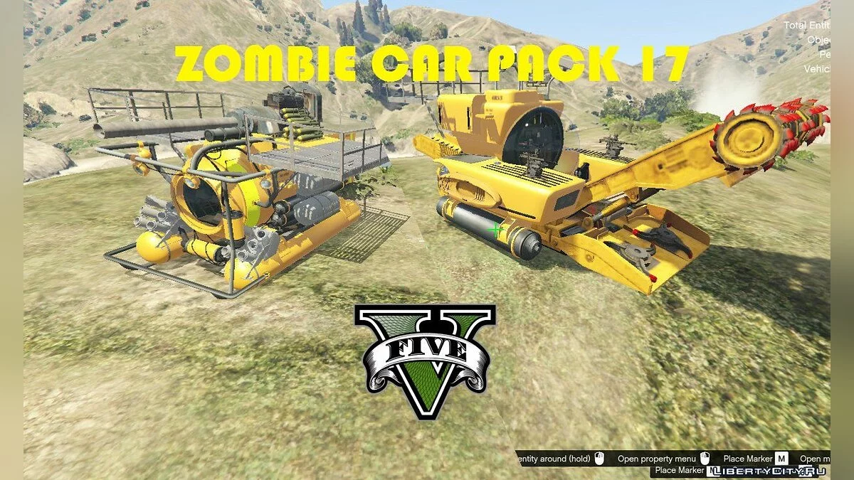 Zombie Car Pack [Menyoo] 18.0 / GTA 5