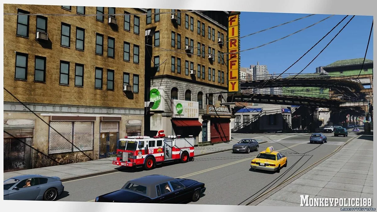 Paket Kendaraan & Pejalan Kaki Liberty City (FDLC, LCPD dan lainnya) [Add-On | Liveries] v1.2.4 / GTA 5