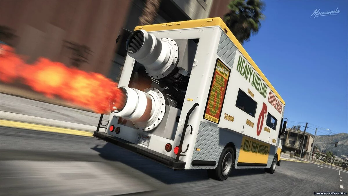 حزمة ميم وركس [إضافة | تعديل] 1.0 - مجموعة من السيارات الغريبة لـ GTA 5 / جي تي أي 5