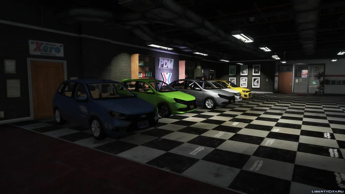 Paket Mobil Lada Granta oleh AKROM / GTA 5