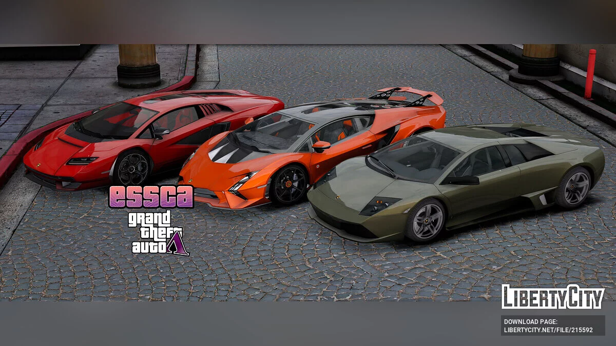 Pacote de carros Lamborghini v1.0 / GTA 5