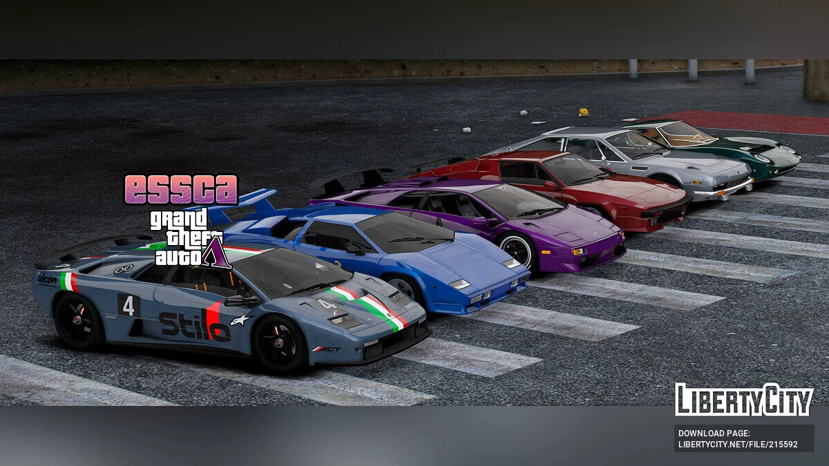 Pacote de carros Lamborghini v1.0 / GTA 5