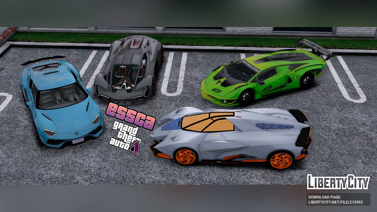 Pacote de carros Lamborghini v1.0 / GTA 5