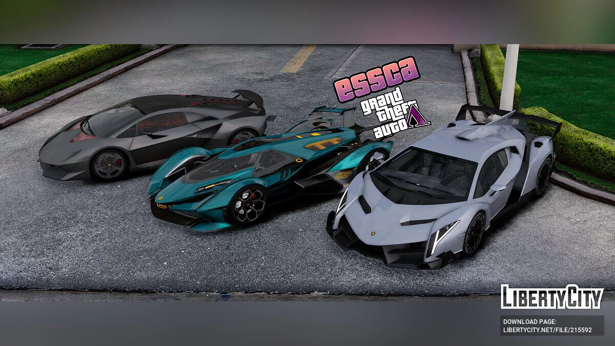 Pacote de carros Lamborghini v1.0 / GTA 5