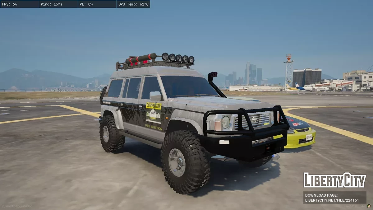 Honda Civic SiR Sexy Love + Nissan Patrol Safari Tank / GTA 5