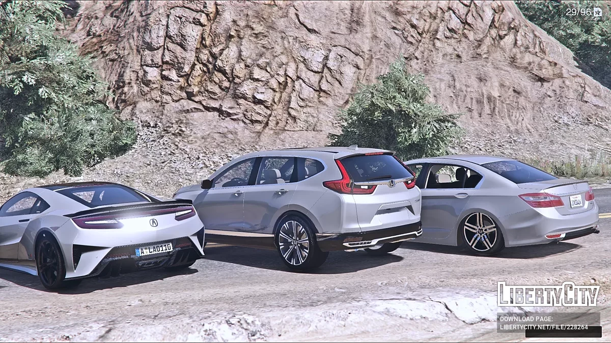 Honda CarPack [ ADDON | OIV ] v1 / GTA 5