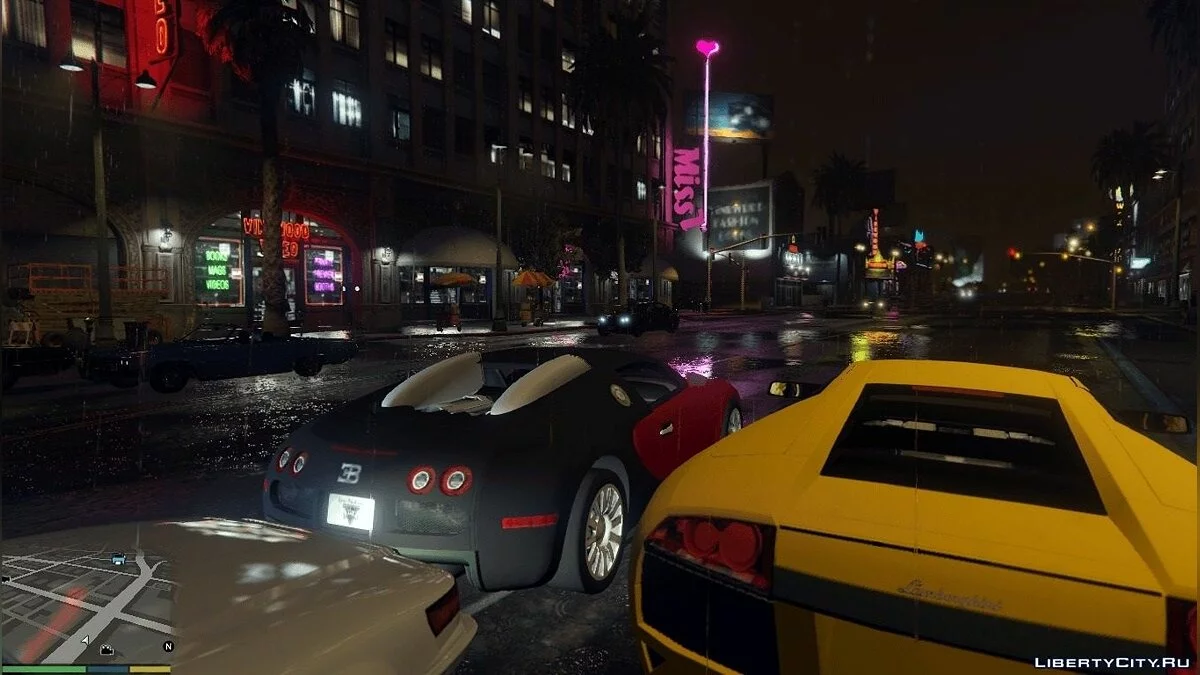 Modern Cars (Bugatti Veyron, Lamborghini Murcielago) v1.1 / GTA 5