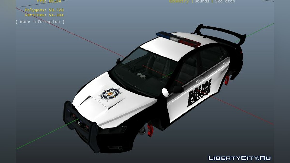 Vapid Police Cruiser GTA 4 Car Mod - BeamNG.drive