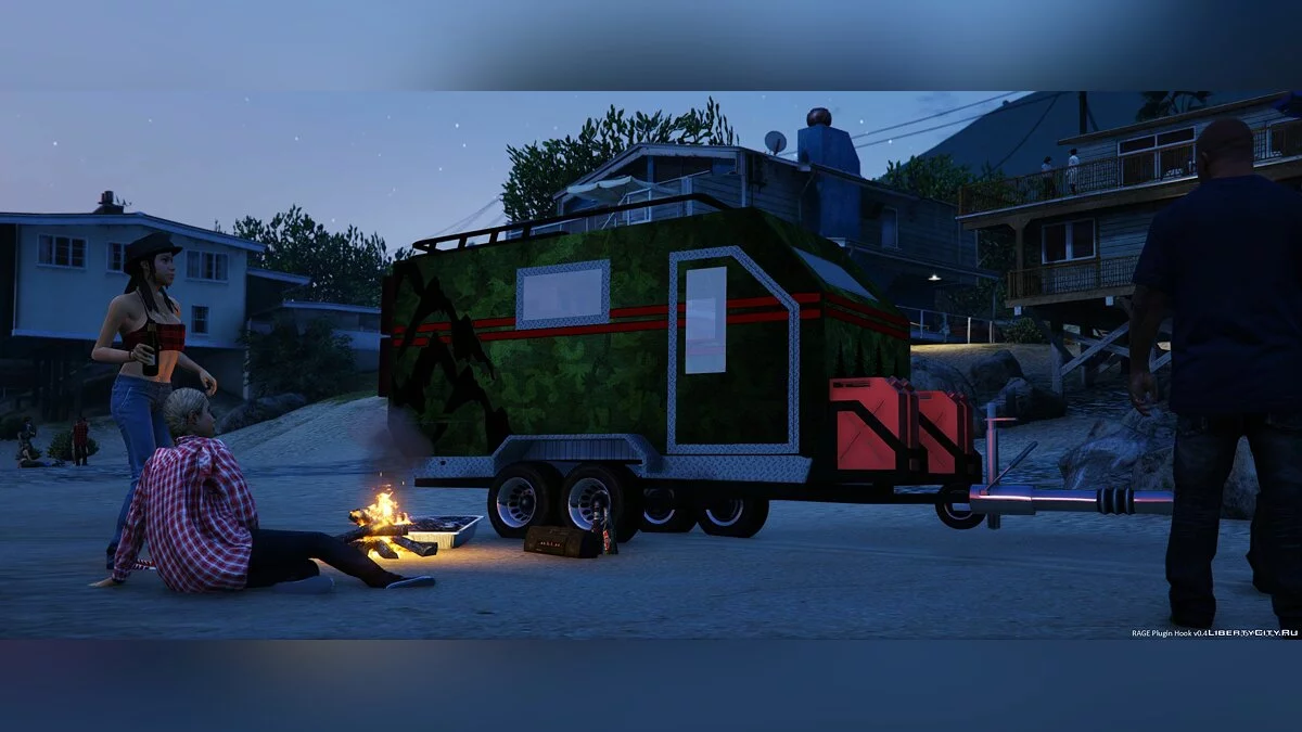 Caravana Todo Terreno + Mesa con Gancho 1.1 / GTA 5