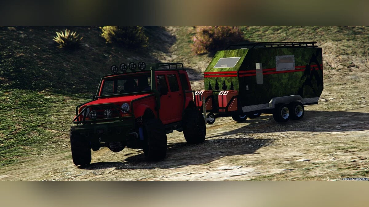 Caravana Todo Terreno + Mesa con Gancho 1.1 / GTA 5