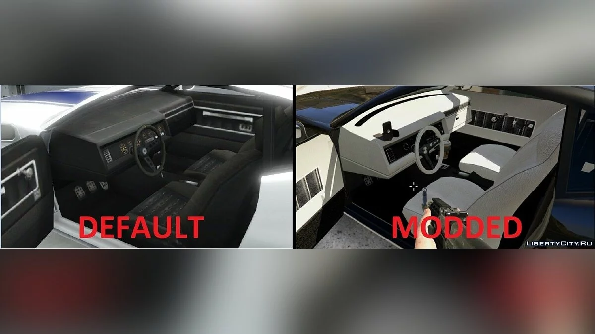 Retextured interior: HD Dominator & others / GTA 5