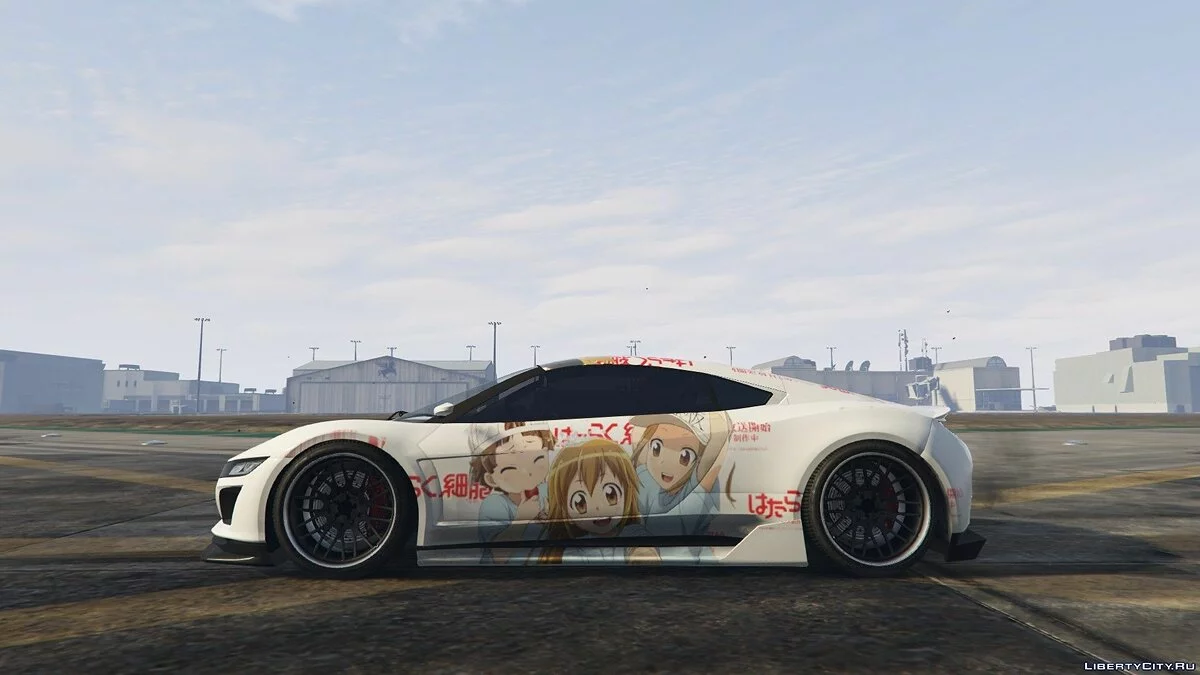 HATARAKU SAIBOU Itasha for jester2 1.0 / GTA 5