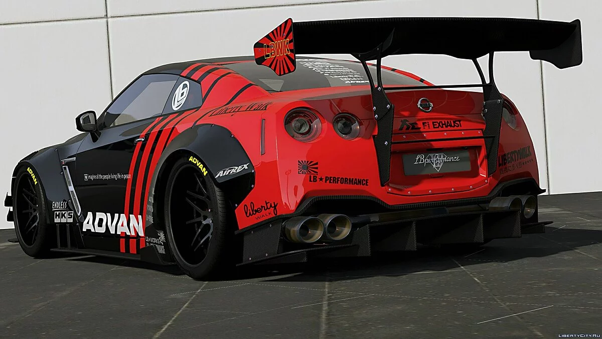 2019 Nissan GT-R Liberty walk LB Performance / GTA 5