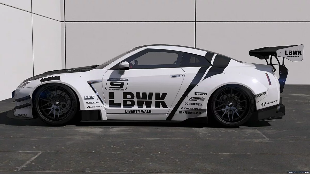 2019 Nissan GT-R Liberty Walk LB Performance / GTA 5