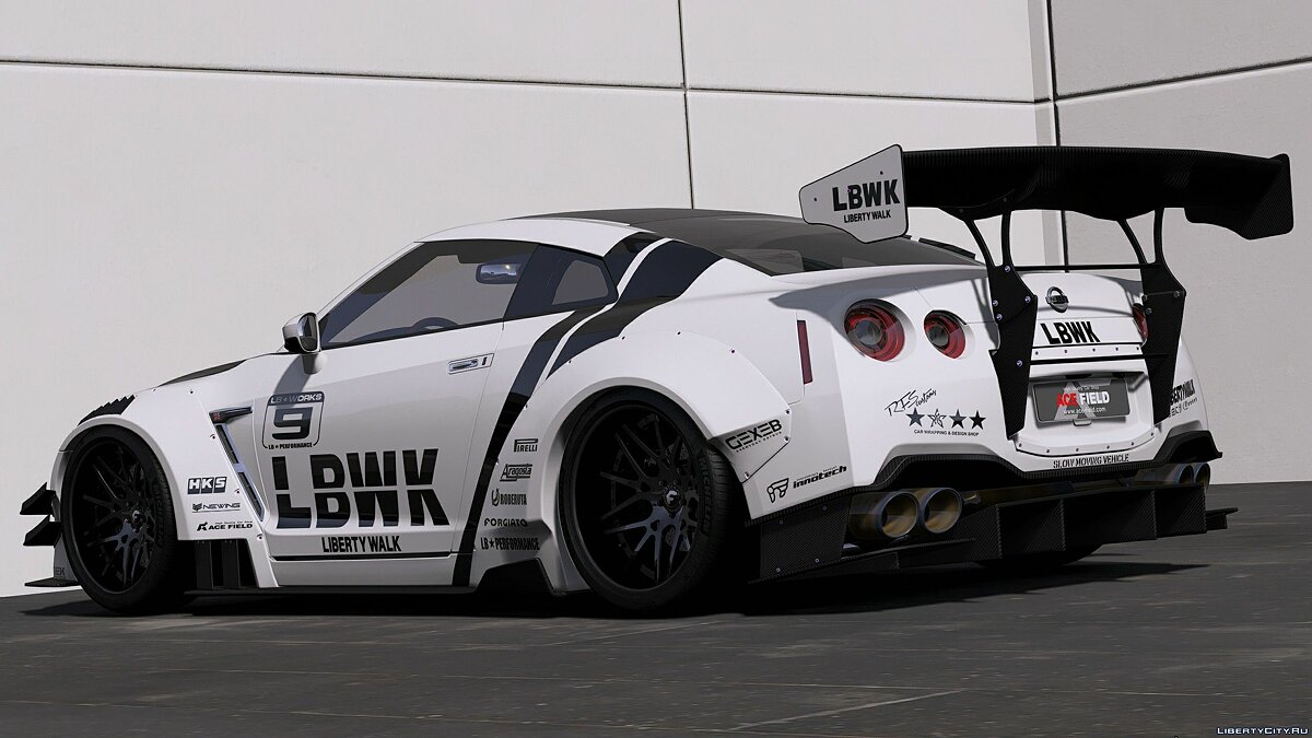 Download 2019 Nissan GT-R Liberty Walk LB Performance for GTA 5