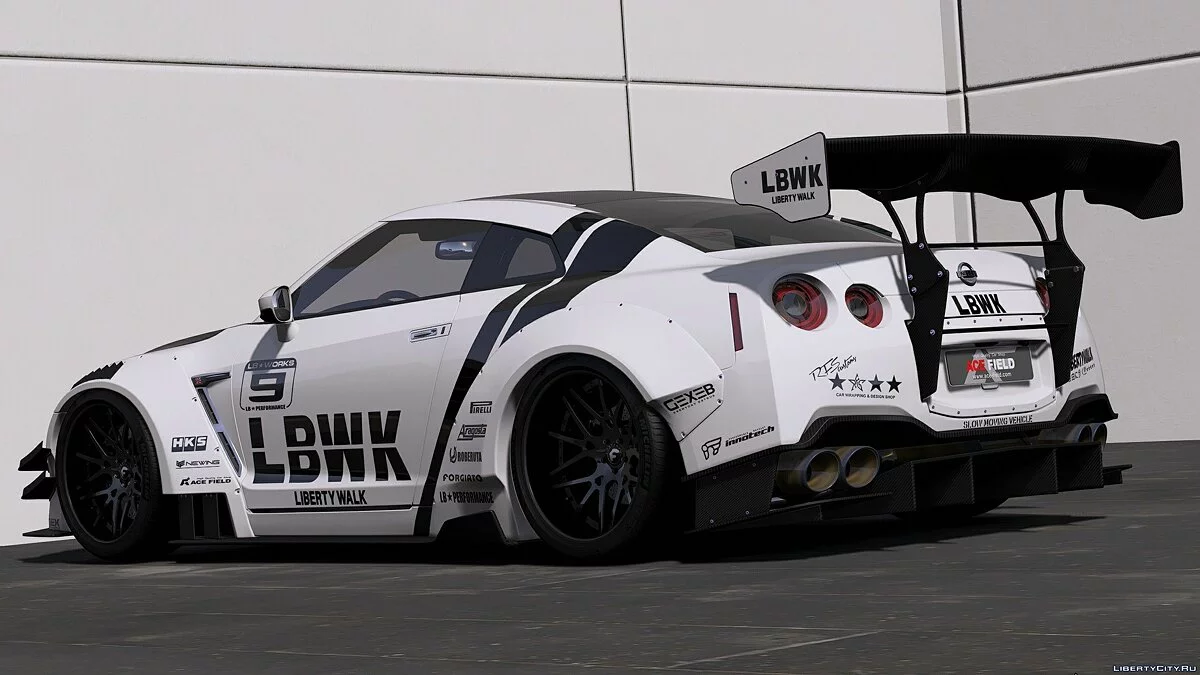 2019 Nissan GT-R Liberty Walk LB Performance / GTA 5