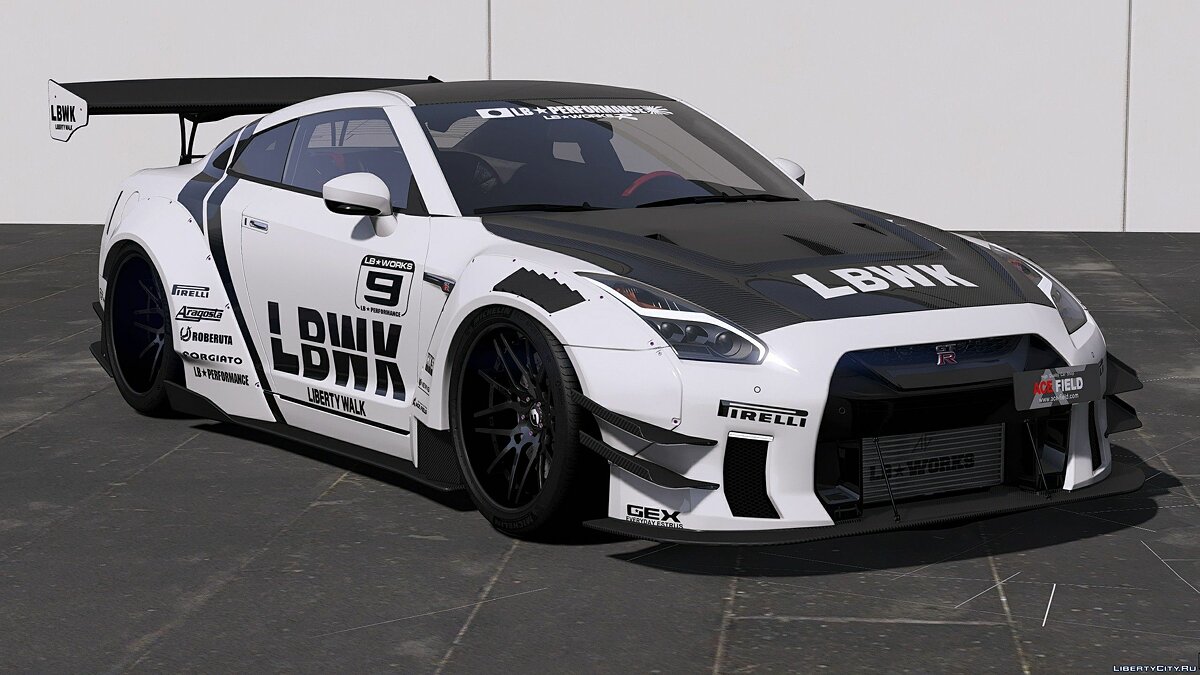 Download 2019 Nissan GT-R Liberty Walk LB Performance for GTA 5