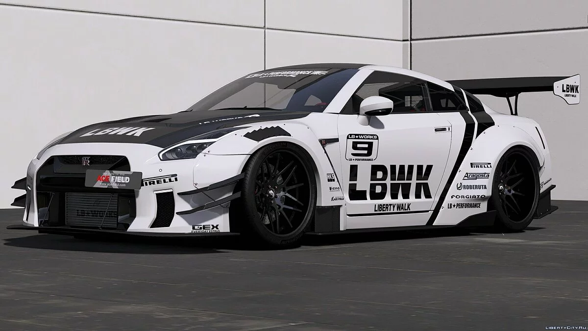 2019 Nissan GT-R Liberty Walk LB Performance / GTA 5