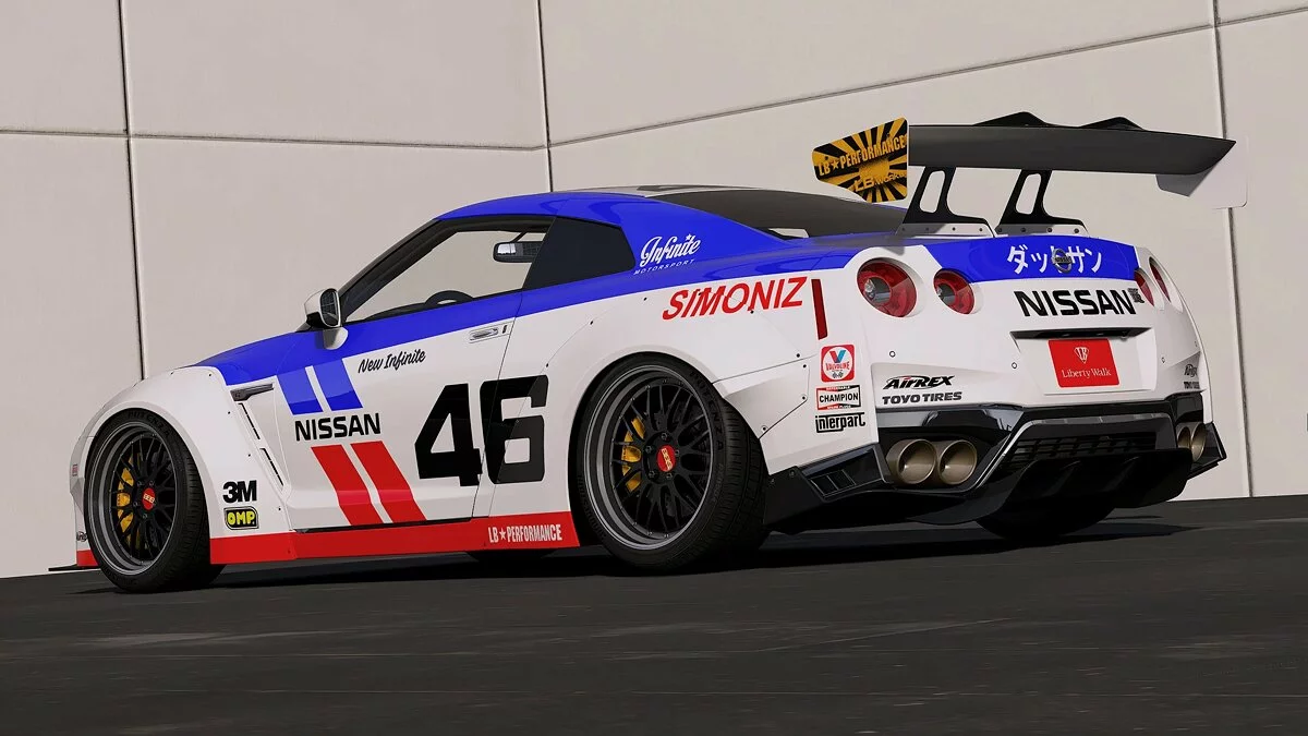 Livery DATSUN BRE Liberty Walk 2017 Nissan GTR / GTA 5