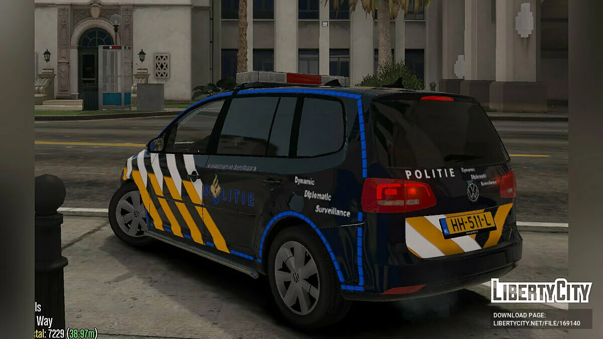 2010 Volkswagen Touran Dutch Police D.D.S / GTA 5