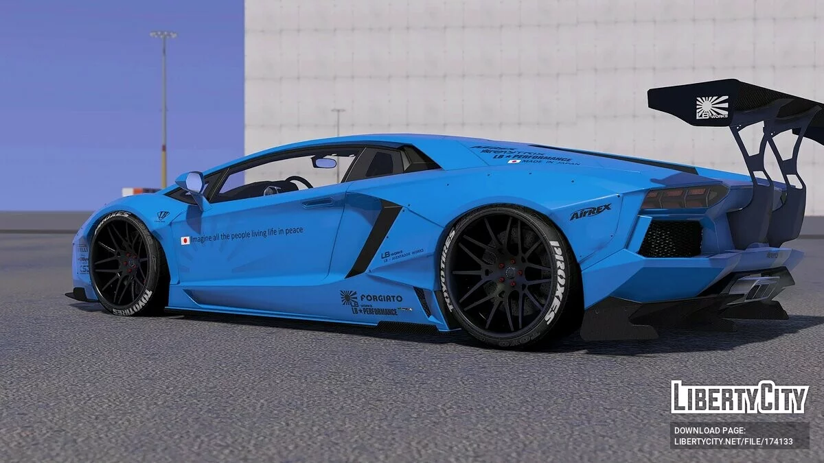 Lamborghini Aventador LB WORKS 2015 / GTA 5