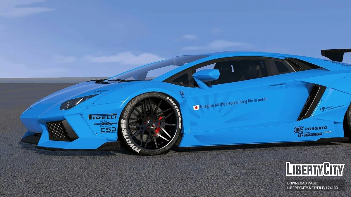 Lamborghini Aventador LB WORKS 2015 / GTA 5