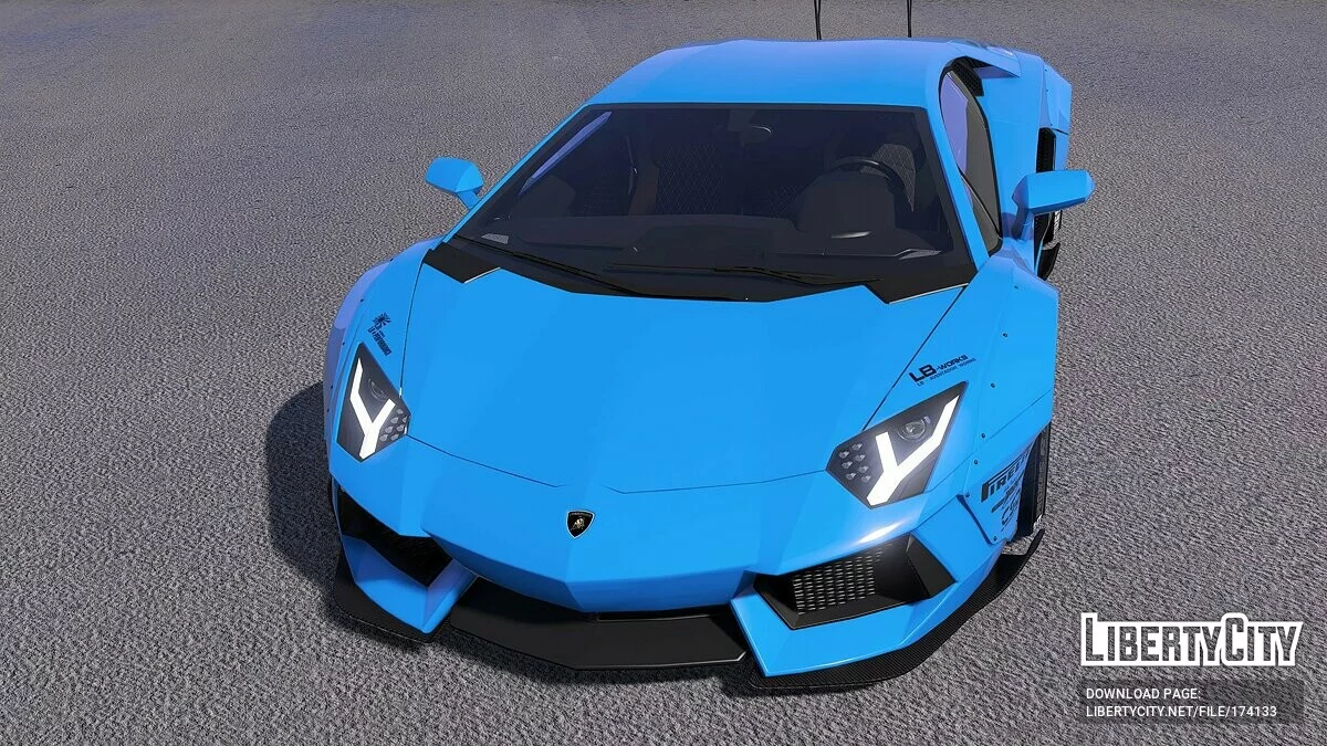 Lamborghini Aventador LB WORKS 2015 / GTA 5