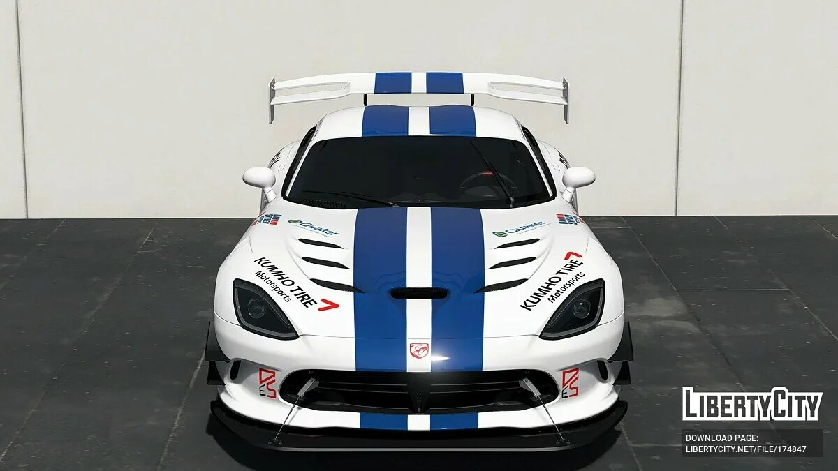 Dodge Viper ACR GTS-R Edição Comemorativa Nurburgring / GTA 5