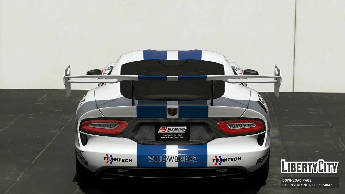 Dodge Viper ACR GTS-R Edição Comemorativa Nurburgring / GTA 5