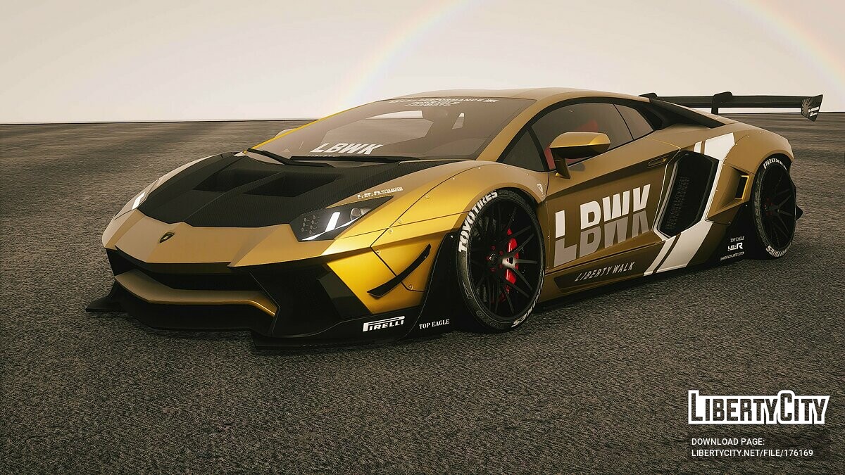 Lamborghini Aventador LP700-4 Liberty Walk 2.0 Louis Vuitton VV