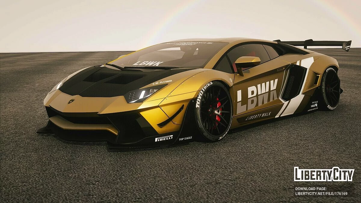 Lamborghini Aventador LP700-4 LibertyWalk / جي تي أي 5