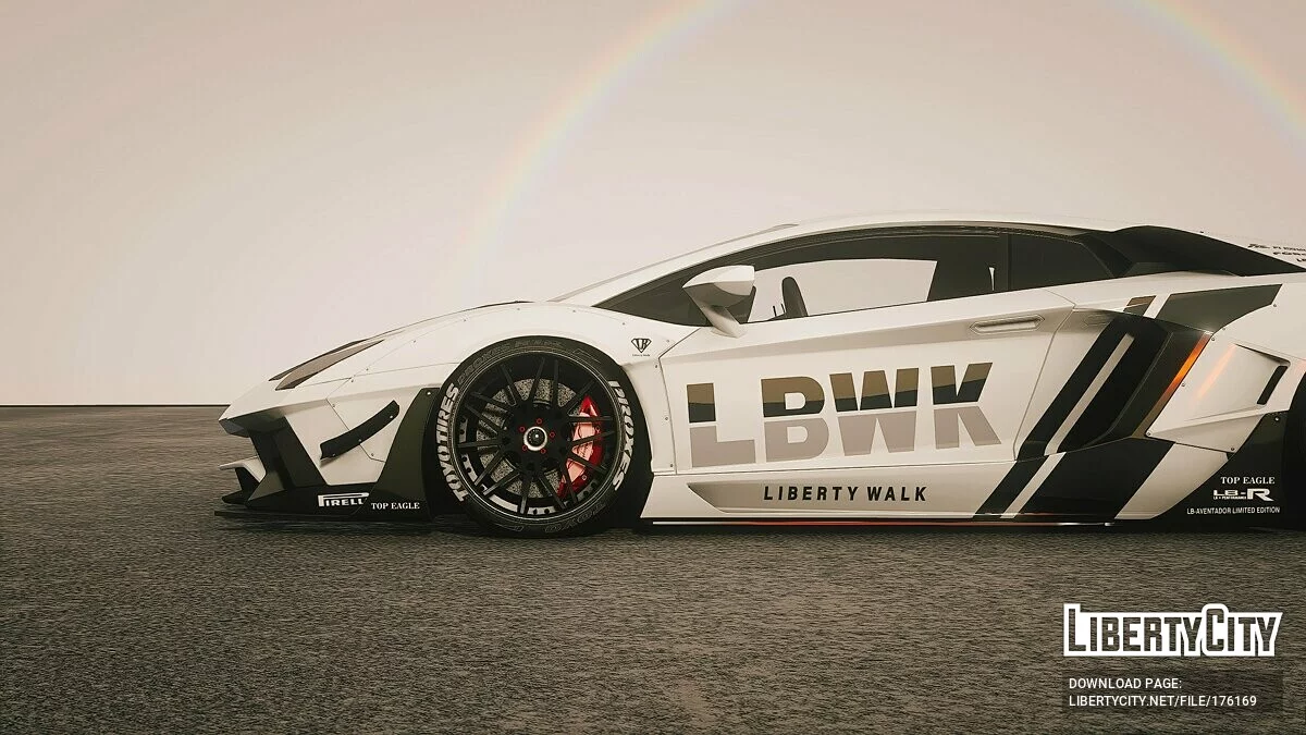 Lamborghini Aventador LP700-4 LibertyWalk / جي تي أي 5