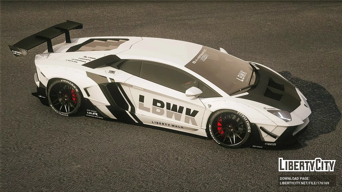 Lamborghini Aventador LP700-4 LibertyWalk / جي تي أي 5