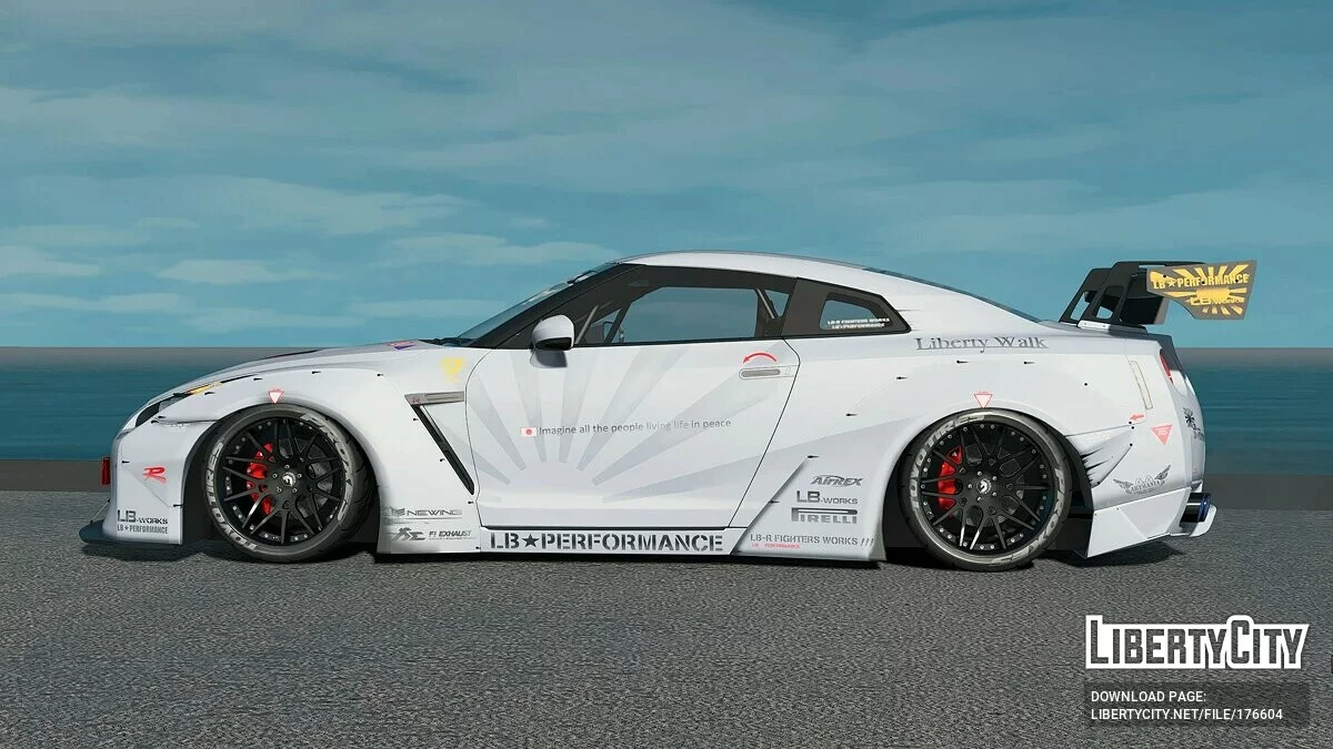Liberty Walk Nissan GT-R / GTA 5