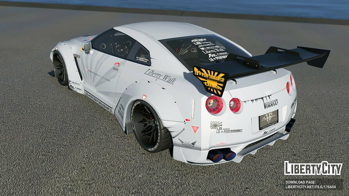 Download Liberty Walk Nissan GT-R for GTA 5