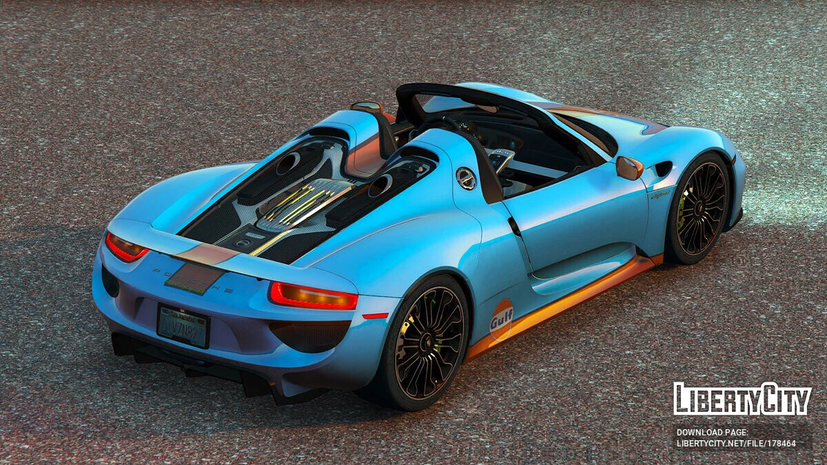 Porsche 918 Spyder Gulf 2015 / GTA 5