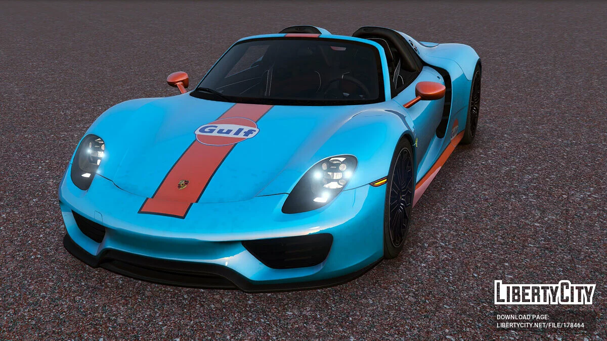 Porsche 918 Spyder Gulf 2015 / GTA 5
