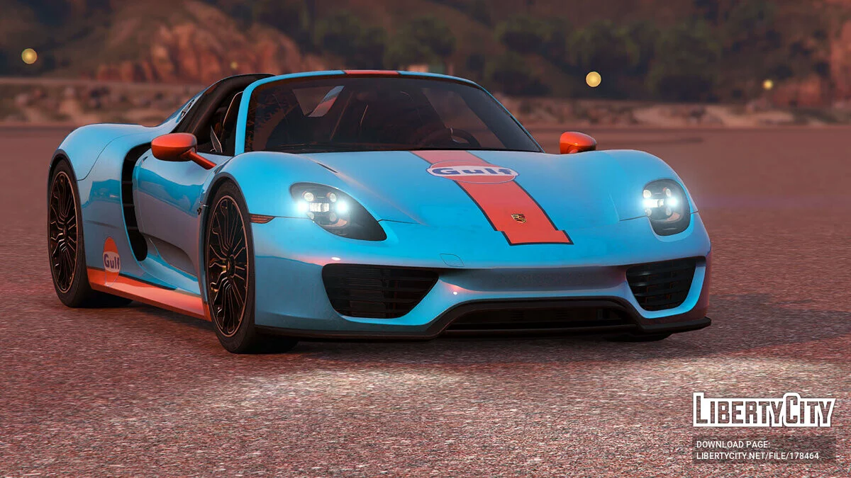 Porsche 918 Spyder Gulf 2015 / GTA 5