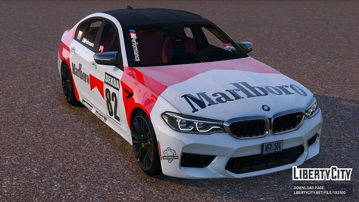 2018 BMW M5 F90 Marlboro / GTA 5