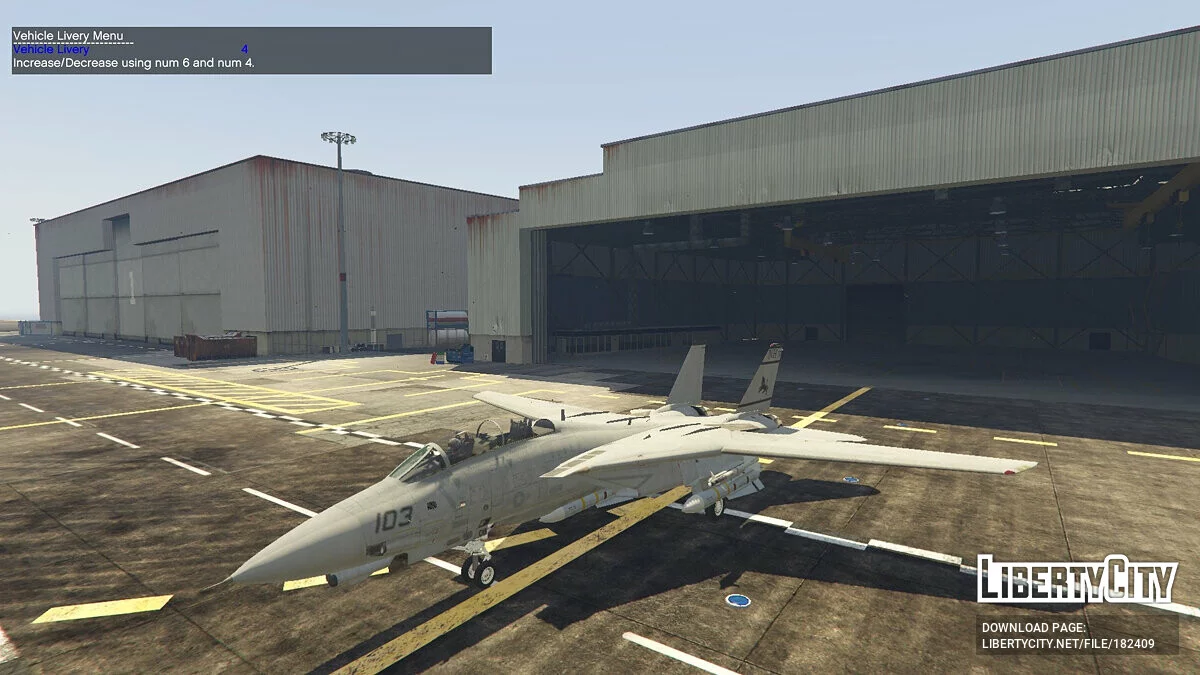 F-14D Tomcat «Top Gun» + Navy skins / جي تي أي 5