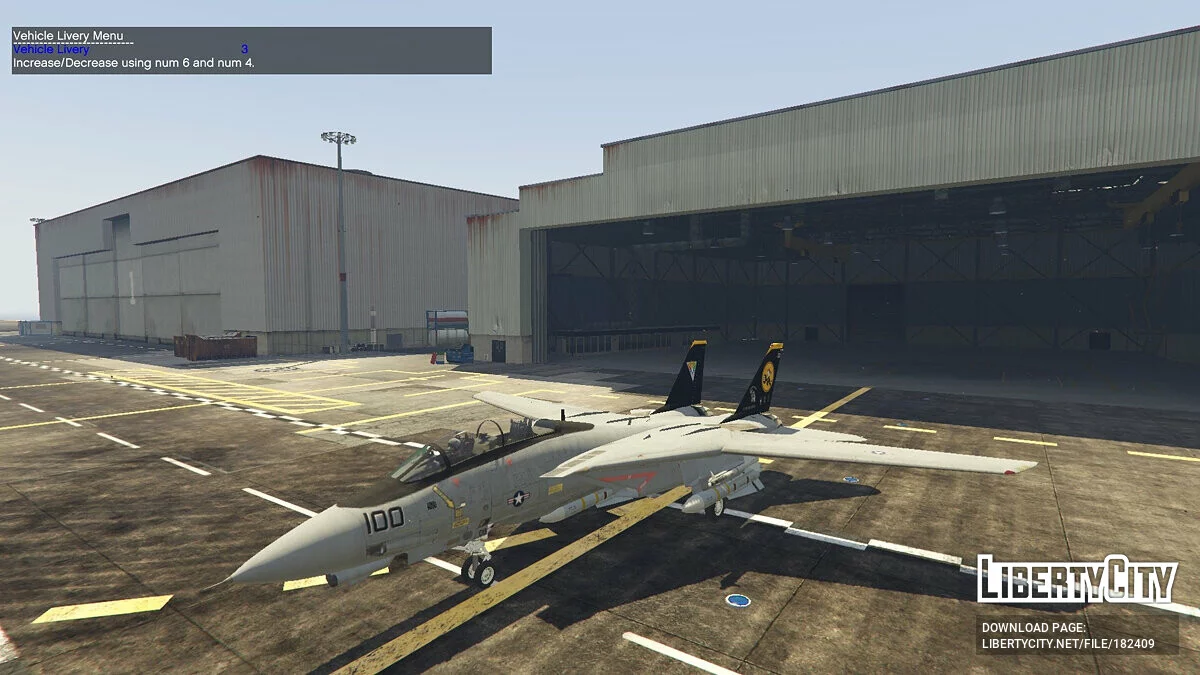 F-14D Tomcat «Top Gun» + Navy skins / جي تي أي 5