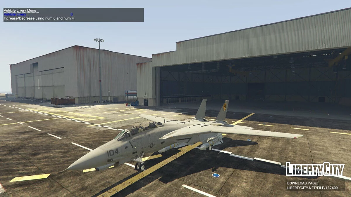 F-14D Tomcat «Top Gun» + Navy skins / جي تي أي 5