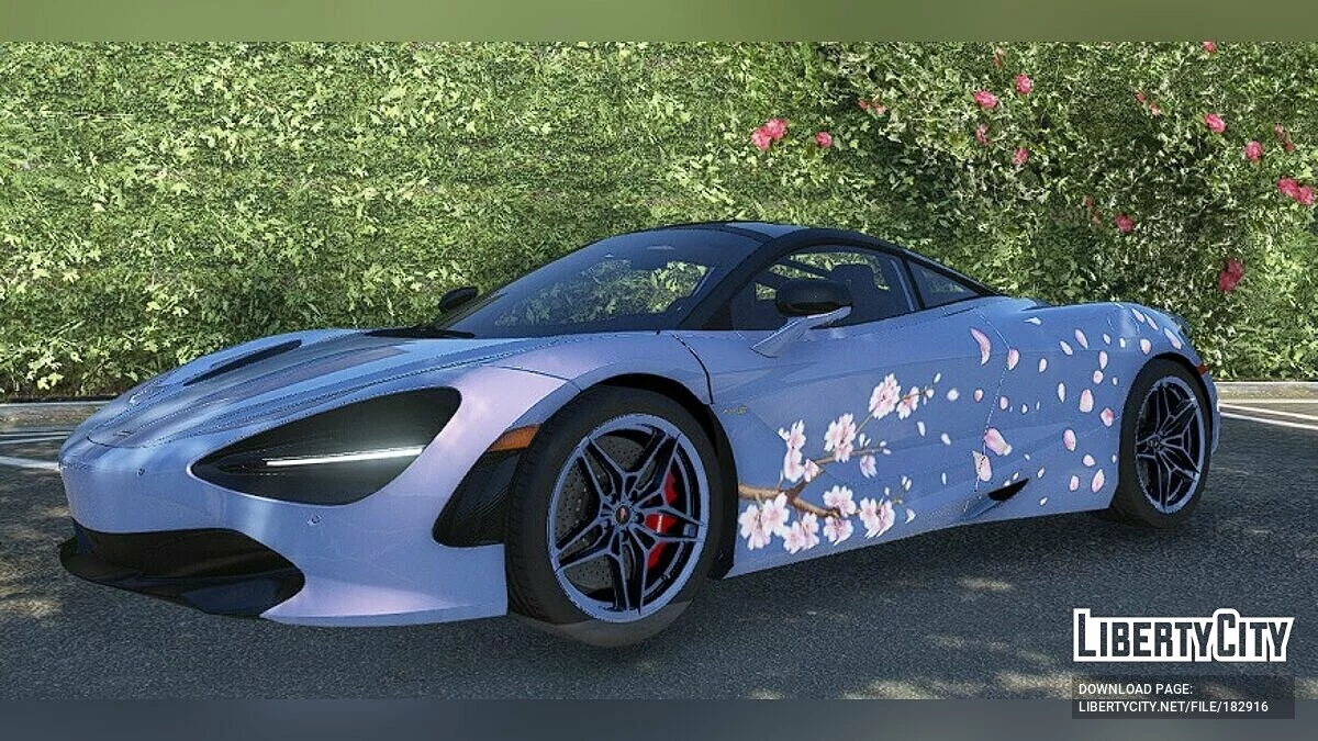 Петал Ліврея для Abolfazldanaee's 2018 McLaren 720S 1.0 / GTA 5