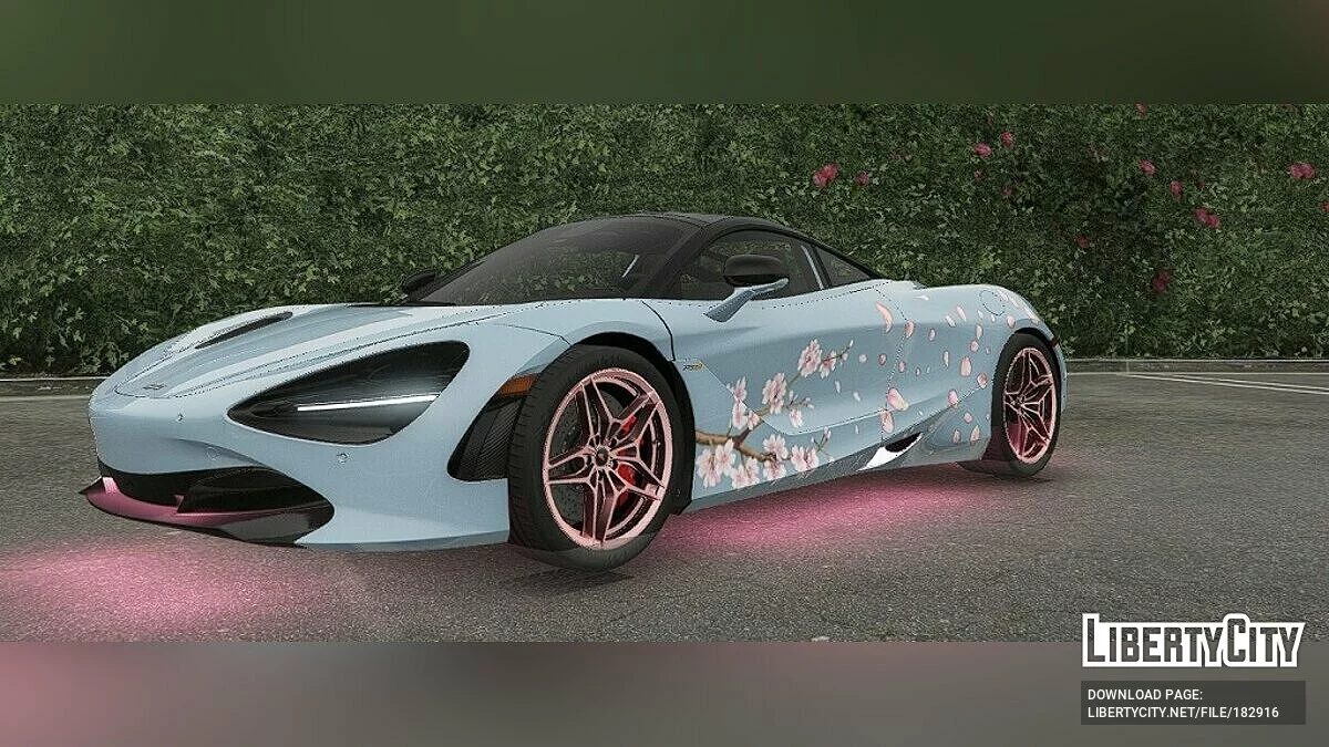 Петал Ліврея для Abolfazldanaee's 2018 McLaren 720S 1.0 / GTA 5